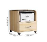 ATREDESES Printer Stand Office Printer Rack Under The Table File Storage Rack Home Book Storage Rack Office Printer Stand With Storage(A:53CMX40CMX46.5CM)