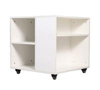 ATREDESES Printer Stand Sleek Design Yet Practical, Suitable for Any Corner Where Extra Storage Space Is Needed Office Supplies Materials Office Printer Stand With Storage(B)