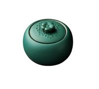 ATREDESES Tea Can Small Ceramic Tea Caddy, Retro Tea Sealed Container, Tea Storage Jar, Mini Portable Tea Canister, Sample Tea Small Jar Ceramic Storage Jar