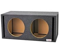 Atrend 12JL01DV 12” JL Audio Dual Vented Subwoofer/Speaker Enclosure Compatible with WO & W1 Series Subwoofers. Made in USA