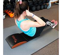 ATREQ Pro Ab Mat [Each] • Fold-out Abdominal Trainer Mat • Durable PU leather cover • The shape fits the natural curve of the spine that is ideal for both beginners and professionals.