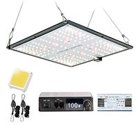 ATREUM HYDRA-1000 100W LED Grow Light Full Spectrum - Samsung LM301B LED Diodes, Daisy Chain Dimmable Grow Lamp for Indoor Plants Veg Flower Hydroponic Greenhouse 2x2ft Coverage