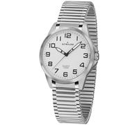 Atrium A48-50 Men's Watch Analogue Quartz Very Clear with Luminous Hands and Steel Strap Silver