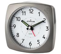 ATRIUM Alarm Analog Quartz Anthracite Me. A251-4 Without Tick with Light &