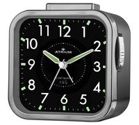 ATRIUM Alarm Analog Quartz Seniorenwecker Black A530-4 Without Tick Large Number