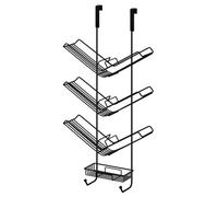 Atrium Colore 3 Tier Hanging Shower Caddy | Matt Black | Steel | 330mm x 640mm x 120mm