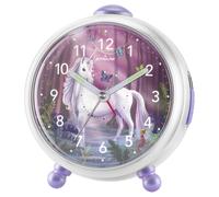 ATRIUM Alarm Clock Alarm Clock Analog Quartz Unicorn Girl A932-0 Violet