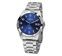 Atrium stainless steel men's watch, 10 bar, robust, with date, A16 - 35