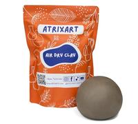 Atrixart Air Dry Clay, for Pottery Sculpting 1kg Bag. Our Premium Stoneware Pottery Clay is Fibre Reinforced for Strength and Crack Resistance. Ideal Modelling Clay for Adults Crafts