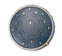 ATRNA 14 Inch Steel Tongue Drum, 15 Notes Percussion Instrument, Harmonic Handpan Drum, Tank Drum Chakra Drum for Meditation, Yoga and Zen