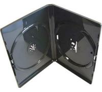 Atronica 50 x Double Black Genuince Amaray 2 Disks DVD Replacement Cases