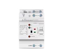 ATS 220V Dual Power Automatic Transfer Switch, TOQ6-63/2P Electrical Selector Switches Din Rail ATS Uninterrupted