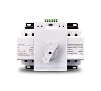 ATS 2P 125A 230V MCB type Dual Power Automatic transfer switch TOQ3-2P/125 PV city power Generator CZAOINCU