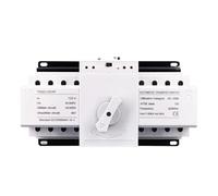 ATS 4P 125A 3 phase 4 wire 230V MCB type Dual Power Automatic transfer switch TOQ3-4P/125 PV city power Generator