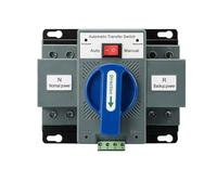 ATS Automatic transfer switch 2P 63A 220V 110V Dual Power Manual Changeover Switch Miniature Circuit Breaker(2P 63A US 110V)
