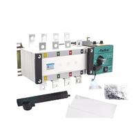 ATS Automatic Transfer Switch 4P 100A 160A 250A 300A AC220V Control Voltage Dual Power ATS Switch Generator Parts Shaluo(250A 4P)