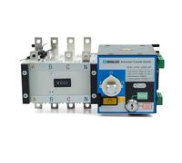 ATS Dual Power Automatic Transfer Switch AC220V 100A 160A 250A 4P For Diesel Generator Parts Control Module Circuit Breaker(100A 4P ATS)