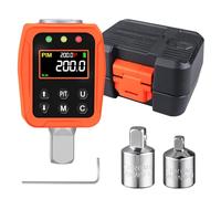 ATsafepro 1/2" Digital Torque Adapter, 7.4-147.5 Ft-lb/10-200 Nm,1/2” Drive Digital Torque Wrench Converter,3/8'' & 1/4'' Adapter