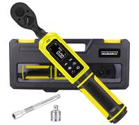 ATsafepro 3/8" Drive Digital Torque Wrench,0.9-60 Nm Torque Wrench, ±2% Accuracy, 5Units (in-lb/ft-lb/Nm/kg-cm/kg.m), LCD with Buzzer & LED Alerts for Bike,Moto,Car