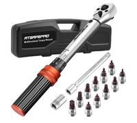 ATsafepro Bicycle Torque Wrench Set 5-25 Nm 1/4 Inch Drive Click Torque Wrench