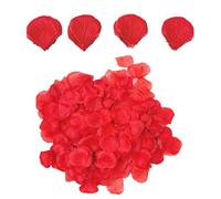ATSNOSH 2000 Pieces Red Artificial Rose Petals, Artificial Flower Confetti, Artificial Rose Flowers, No-Taste Emulation Rose Petals, for Valentine’s Day Wedding Anniversary, Birthday (2000)