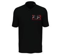 Atspauda 1984 War is Peace Freedom is Slavery Ignorance is Strength Men's Cotton Polo Shirt Black X-Large