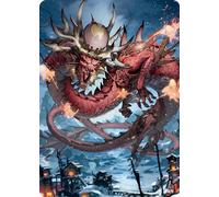 Atsushi, the Blazing Sky Art Card 2 (#61) | Kamigawa: Neon Dynasty