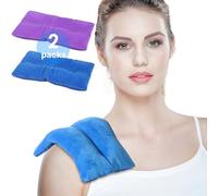 Atsuwell Microwave Heating Pad Set of 2, 6 x 11 Heating Pad Microwavable for Pain Relief, Multipurpose Microwavable Heat Pad for Cramps, Shoulder, Knee, Muscle Ache, Moist Heat Pack for Warm Compress