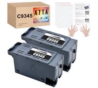 ATTA C9345 Maintenance Box Compatible with epson Maintenance Box C9345 C12C934591 Work with ET-5880 ET-5850 ET-5800 ET-16600 ET-16650 ET-M16600 WF-7820 WF-7830 WF-7840 WF-7845 Printers (2 Pack)