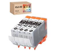 ATTA CLI42 Black Ink Cartridge Compatible with Canon CLI42 CLI-42 Ink work for Canon PIXMA Pro-100 PIXMA Pro-100S printer, 4 pack