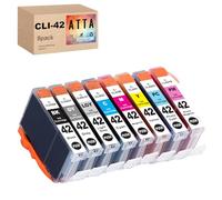 ATTA CLI42 Ink Cartridge Compatible with Canon CLI42 CLI-42 Ink | Replacement for PIXMA Pro-100 Pro-100S printer, 8pack