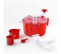 Atta Dough Maker with Beater Plastic Chop & Churn Manual Roti Dough Maker with Measuring Cups for Home/Kitchen Dough Kneader