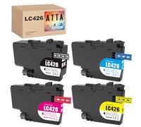 ATTA LC426 Ink Cartridges Compatible with Brother LC-426 LC426XL LC-426Val Ink Cartridges Multipack for MFC-J4335DW MFC-J4340DW MFC-J4535DW MFC-J4540DW Printer (4 Pack, BK/C/Y/M)