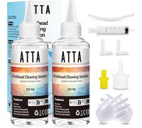 ATTA Printhead Cleaning Kit for Inkjet Printers, Printer Head Cleaner Kit | Printer Nozzle Cleaning Kit for Epson HP Canon Brother Dell Lexmark (100ml 2-Pack)
