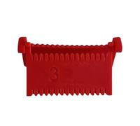 Attachable Sewing Edge for Precise Hemming Quilting, Easy DIY Lock Border for Fabric Sewing, Perfect Tool for Beginners of Sewing (Red, 6 x 3 cm)