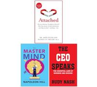 Attached Are you Anxious Avoidant or Secure?, The Master Mind & The CEO Speaks 3 Books Collection Set