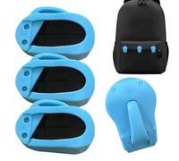 Attaches de Cannes à Pêche - 4 Pièces Organizer Portable Avec Élastique | Porte-Canne Pêche à la Mouche - Pour Rive Côte Jetée Piscine Eau Salée Surf Voyage | Support Fixation Solid