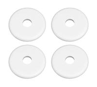Attaches Wall Defense Caps Set of 4 Not Tool Required ABS Pipe Cover Plates with Strong Adhesive for Home Use Wall Defense Pipe Concealers