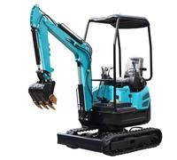 Attachment Compatible Mini Excavator - Works with Digging Buckets, Crushers & Levelers for Various Tasks