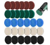 Attachment Set for Bosch Universal Brush, 30 Pieces Replacement Pads, 5 Styles