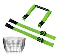Attachment Straps for Dog Run Pen, Portable Pet Box Harness, Easy to Carry Straps for Dog Playpen, in the Yard at Home on the Patio when Camping Traveling Outdoors with