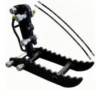 Attachments Hydraulic Thumb Clip Attachment for Mini Excavators Digger Machinery Machine Track Crawler with 2 Hydraulic Hoses Fit for Small Digger up to 3 tons