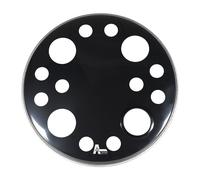 Attack 24" Orbit 2Ply Black Resonant Ported Bass Drum Head
