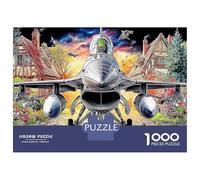 Attack Aircraft 1000 Piece Jigsaw Puzzle - Artistic Design - Secure Fit Paper Pieces 70x50cm/1000pcs