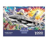 Attack Aircraft Artisanal Jigsaw Puzzles for Adults Comprising 1000 Precisely-Cut Advanced Challenging Puzzle Game Pieces - A Premium And Satisfying Gift Selection for Adults And Kids Age 12 Ye