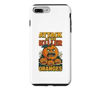 Attack of the Killer Oranges Funny Retro Horror Case for iPhone 7 Plus/8 Plus