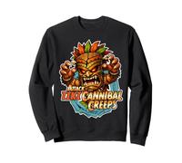 Attack of the Tiki Cannibal Creeps Sweatshirt