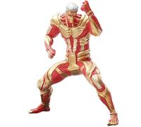 Attack on Fantasy Giant Monster Battle Poster Anime Figure Attack Giants Founding Colossal Armored Female War Hammer Titan Figures Combat Posture PVC Statue Collect Model