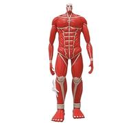 Attack on Fantasy Giant Monster Battle Poster Anime Figure Attack Giants Founding Colossal Armored Female War Hammer Titan Figures Combat Posture PVC Statue Collect Model