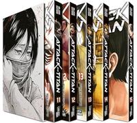 Attack on Titan, Bände 11-15 im Sammelschuber mit Extra: Atemberaubende Fantasy-Action im Kampf gegen grauenhafte Titanen